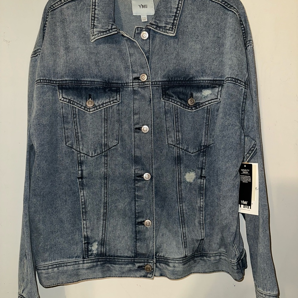 YMI Blue Jean Jacket Distressed Casual